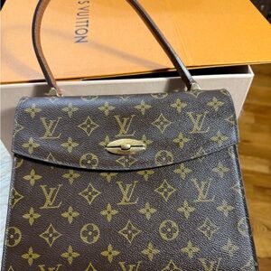 Louis Vuitton Malesherbes Handbag Monogram PVC leather with Box and duster